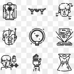 Hand Drawn Icons Png, Transparent Png - black world png