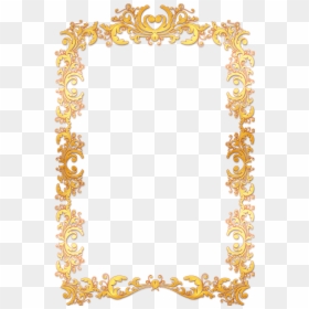 Elegant Gold Border Png , Png Download - Gold Vintage Frame Png, Transparent Png - elegant gold border png