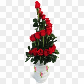 #rosebouquet #florero #rosas #🌹 - Arreglo De 25 Rosas, HD Png Download - florero png