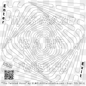 Line Art,angle,area - Illustration, HD Png Download - maze square png