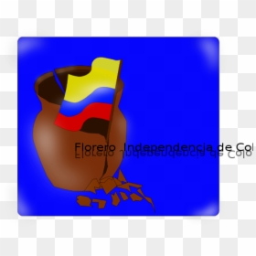 Florero Colombia - Illustration, HD Png Download - florero png