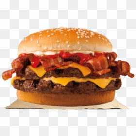 Image - Burger King Bacon King, HD Png Download - hamburguesa sencilla png
