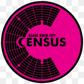 Burning Man Census Logo , Png Download - Black Rock City Logo, Transparent Png - burning man png