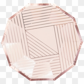 Plate, HD Png Download - gold stripe png