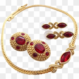 Earrings, HD Png Download - red jewel png