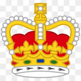 Monarchy Crown Clipart, HD Png Download - red jewel png