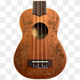 Deluxe Laser Etched Ukulele - Acoustic Guitar, HD Png Download - ukelele png