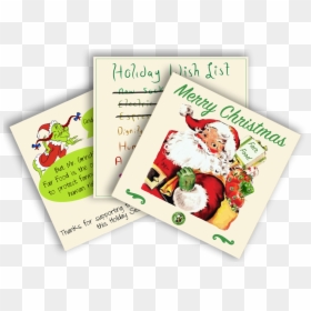 Santa Claus, HD Png Download - christmas list png