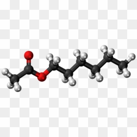 Hexyl Acetate 3d Ball - 2 Heptanon, HD Png Download - greeting png