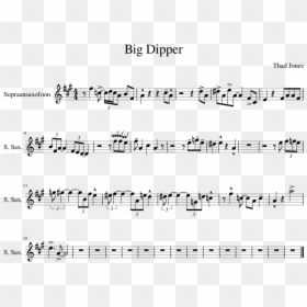 Mii Channel Theme Trumpet Sheet Music, HD Png Download - big dipper png