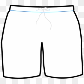 Swimming Shorts Template, HD Png Download - black shorts png