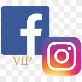 Become A Vip → - Transparent Facebook And Instagram Logo Png, Png Download - publicidad png