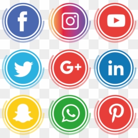 Facebook Instagram Youtube Png, Transparent Png - social media icons png instagram