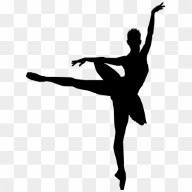 Dancer Silhouette Little Ballerina - Ballet Dancer Silhouette Png, Transparent Png - balerina png