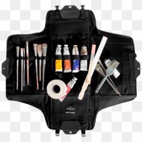 Makeup Brushes, HD Png Download - open backpack png