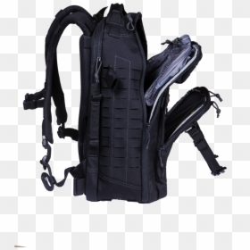 180005 1 Day Backpack Black 030 Side Open - Bag, HD Png Download - open backpack png