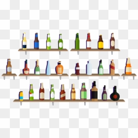 Icons - Glass Bottle, HD Png Download - beer bottle icon png