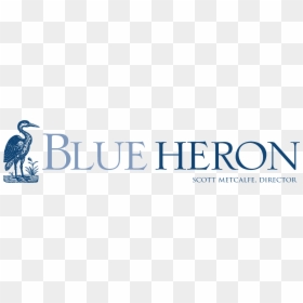 Blue Heron - Electric Blue, HD Png Download - heron png