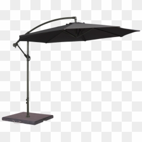 296656 1 - Black Cantilever Umbrella, HD Png Download - parasol png