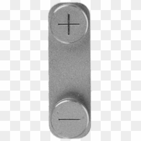 Volume Button Gray Original Iphone 5s - Iphone Volume Buttons Png, Transparent Png - gray button png