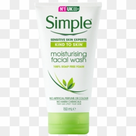 Simple Kind To Skin Moisturising Face Wash - Beza Pencuci Muka Simple, HD Png Download - skincare png