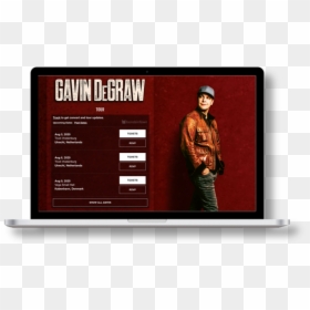Gavin - Led-backlit Lcd Display, HD Png Download - concert tickets png