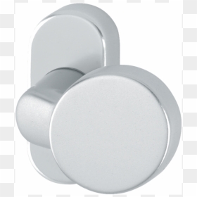 Doorknob Ø 45 Mm Round Cranked Aluminium Silver Galvanized, - Circle, HD Png Download - doorknob png