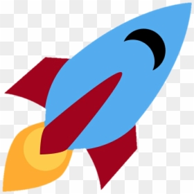 #foguete #rocket #🚀 #nave - Rocket Emoji Twitter, HD Png Download - foguete png