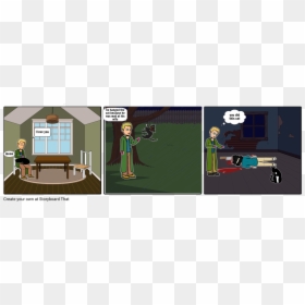 Inspector Calls Act 2 Storyboard, HD Png Download - cat meow png