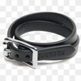 9020 Double Wrap Plain Bracelet Black W Nickel - Strap, HD Png Download - wristband png