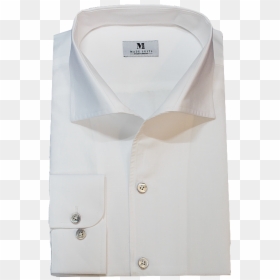 White Linen Blend One Piece Collar Made Suits Shirts - Button, HD Png Download - linen png