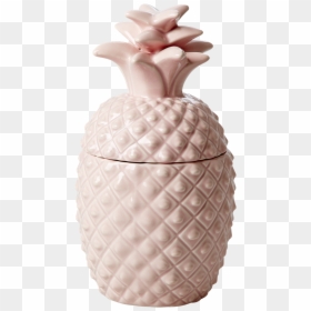 Ceramic Pineapple Jar, HD Png Download - pink pineapple png