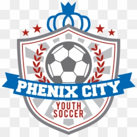Phenix City Youth Soccer - Football Logo Vector Png, Transparent Png - soccer crest png