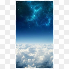 #sky #clouds #stars #space - Space Clouds Background, HD Png Download - space cloud png