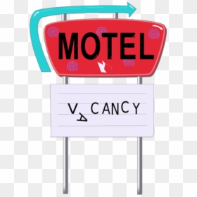 Sign, HD Png Download - motel sign png