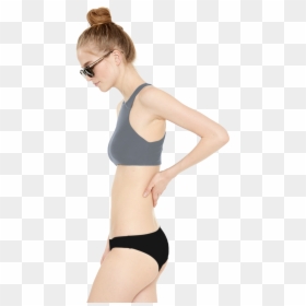 Sports Bra, HD Png Download - hipster girl png