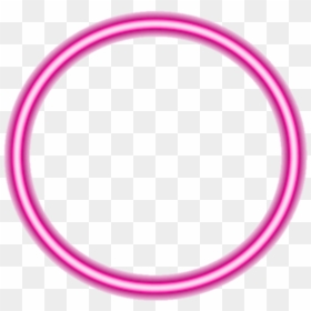 #neon, Círculo, Rosa - Circle, HD Png Download - circulo rosa png