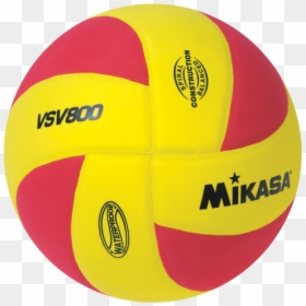 Mikasa Vsv Series Squish Ball Red/yellow - Best Beach Volley Balls, HD Png Download - voleibol png
