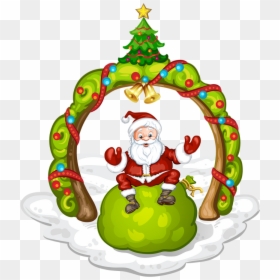 Papa Noël Png, Tube Père Noël Christmas, Santa Clipart - Cartoon Png Christmas Tree, Transparent Png - papa noel png