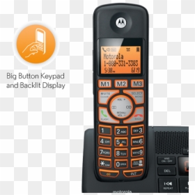 Motorola Cordless Phone, HD Png Download - phone button png