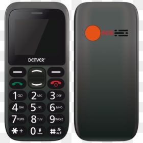 Denver Bas-18300m Senior Phone With Sos/alarm Button - Tiptel Ergophone 6180, HD Png Download - phone button png