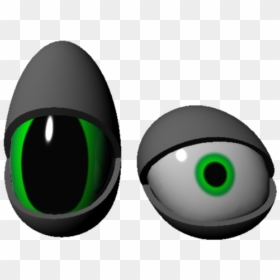 Toon Eye 3d Model, HD Png Download - eye shape png