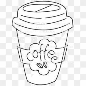 Coffee - Line Art, HD Png Download - scribble lines png