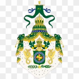 Grandes Armas Do Brasil - House Of Braganza Brazil, HD Png Download - tree png transparente