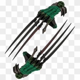 Dual Daggers , Png Download - Gauntlet Cat Claws Weapon, Transparent Png - dagger.png