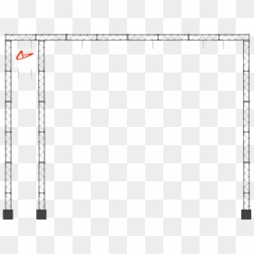 Transparent Stage Truss Png - Black-and-white, Png Download - americana png