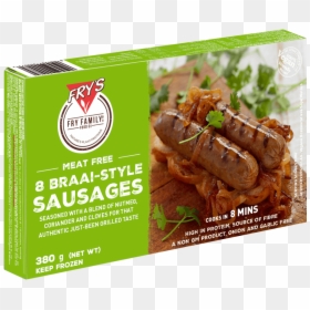 Fry's Braai Sausages, HD Png Download - sausage link png