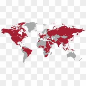 World Map, HD Png Download - global network png