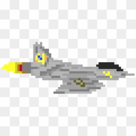 Fighter Aircraft Pixel Art, HD Png Download - fighter jet png