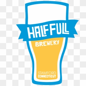 Half Full Brewery, HD Png Download - transparent glass png